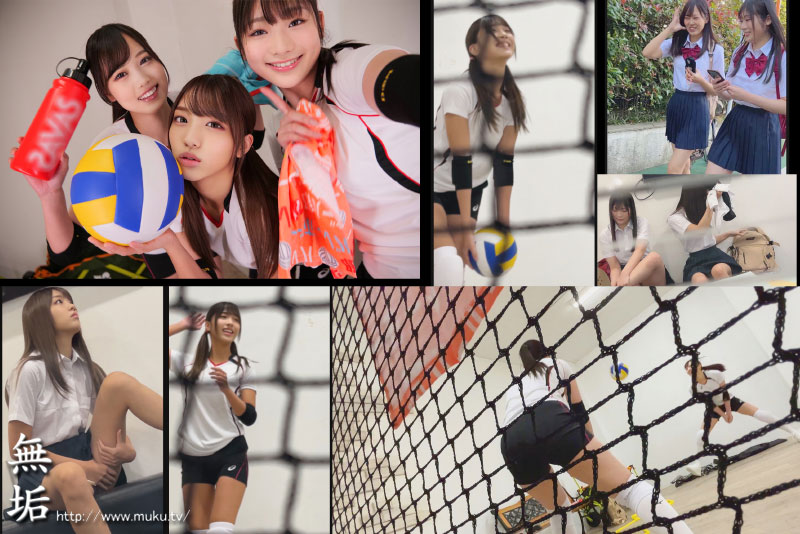 170cm高身長女子バレー部がまさかの全員ドスケベ。 汗の匂いが香る部活女子達が肉食痴女責めハーレム逆４P - Image 2