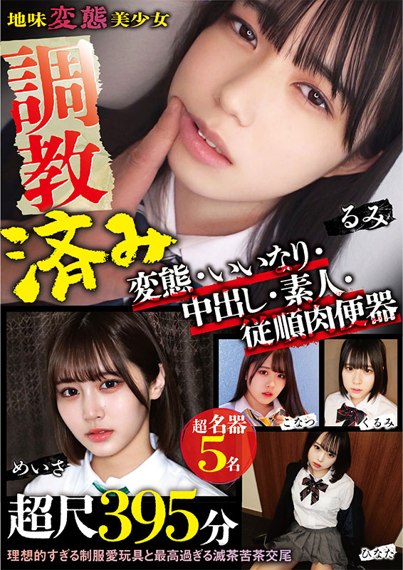 地味変態美少女　調教済み　変態・いいなり・中出し・素人・従順肉便器　超尺395分 - Image 2