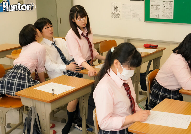 レズ乱交も当たり前！去年まで女子校だった学校に入学したら女子だらけで男はボク1人！ヤリマン四天王にチ○ポの先が渇く暇がないほどヤラれまくり！ - Image 6