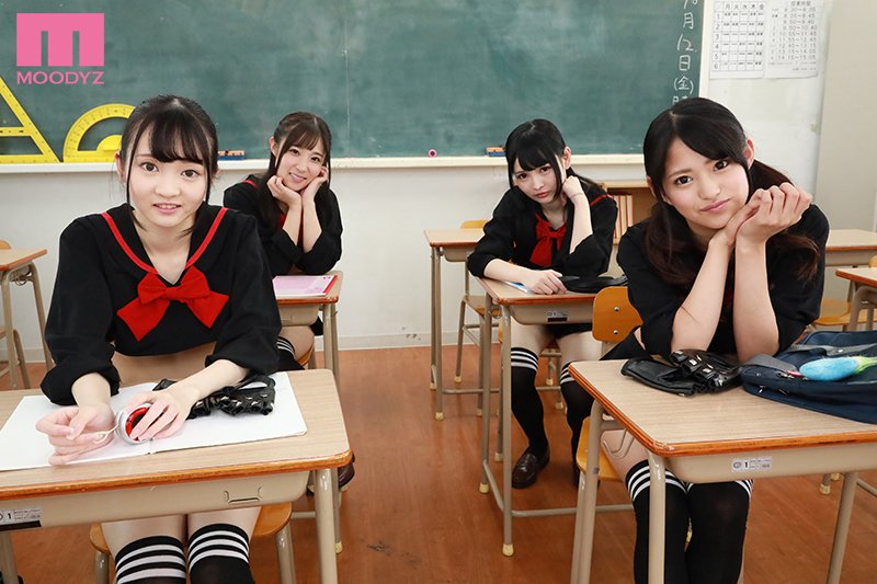 ミニスカパンチラ★スケバンポリスVR 痴漢事件の共犯者として教え子4人から強烈な取り調べ！「ワタシたちを舐めたら、いかんぜよ！！」見た目はカワイイくせしてハードハーレムで自白強要5P SPECIAL！！ - Image 3