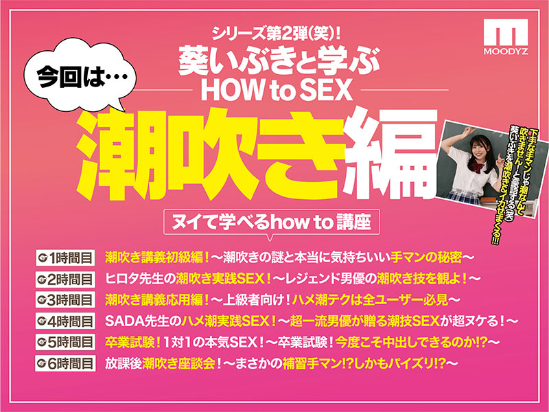 観れば絶対潮吹きさせられる！アナタもヌイて学べる葵いぶきと一緒に！How to SEX！「潮吹きイキできたら中出し」編 - Image 3