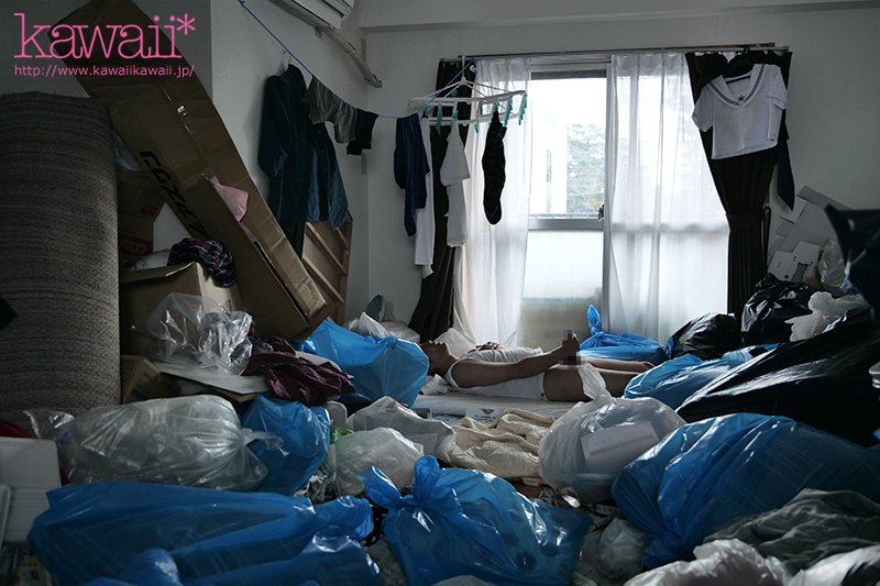 隣人のゴミ部屋で異臭中年おやじに抜かずの連撃中出し46発で孕まされた制服女子の末路・・・ - Image 2
