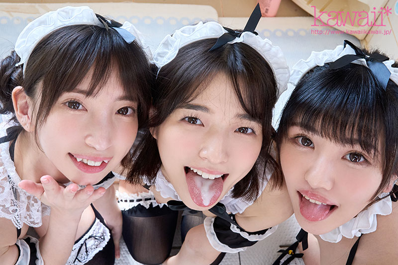 チ●ポお掃除 三種の神器＜お口・おま●こ・ちっぱい＞で精子空っぽになるまで全力シコシコ性処理ロリメイド絶倫中出しハーレム - Image 4